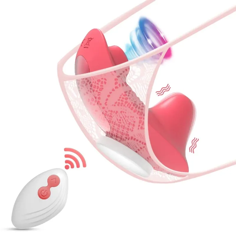 Remote Control Vibrator Mga Sex Toys para sa Babae Naisusuot na Pagsususo Vibrator Clitoris Vagina Stimulator Clit Sucker Laruan para sa Pang-adulto 18+