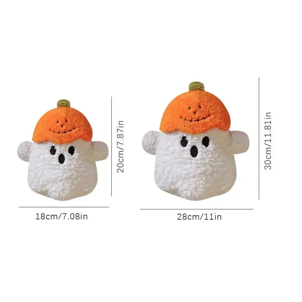 Huggable Ghost Decorative Cushion Hug Pillow Fabric PP Cotton Filling Pumpkin Pillow Halloween Pillow For Desk
