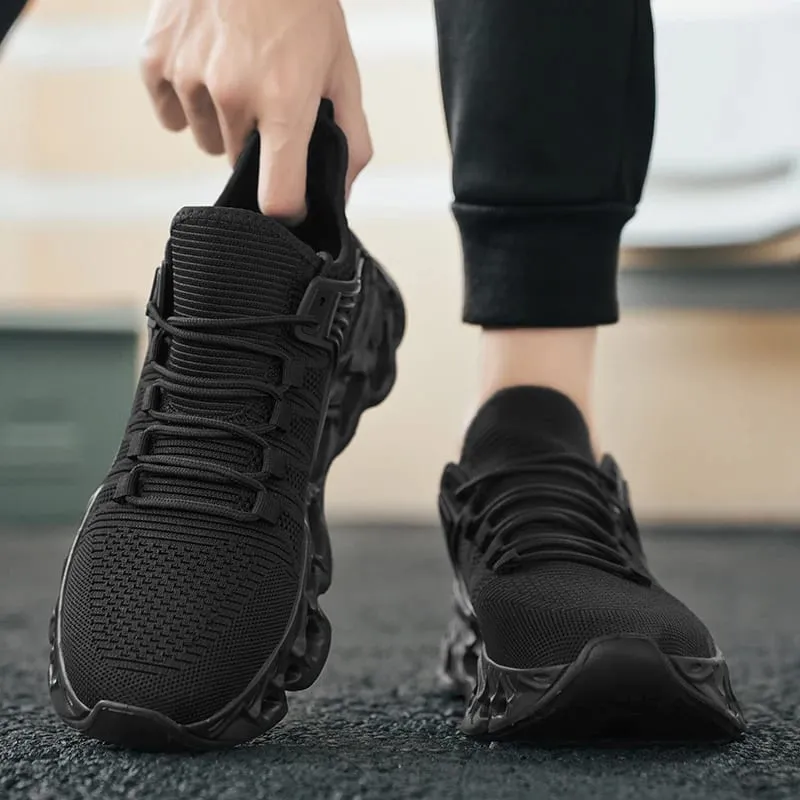 Scarpe da ginnastica da uomo in rete atletica, scarpe da corsa comode e leggere per uomo, suola morbida, scarpe casual antiscivolo, passeggiate all'aperto