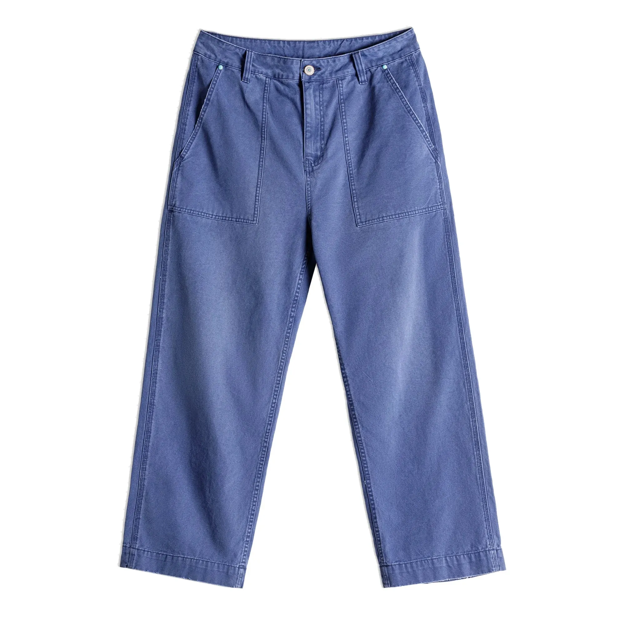 Maden Men's Vintage Denim Jeans Heavyweight Washed 305gsm Cotton Denim Loose Fit Workwear Casual Spring Blue Pants Baggy Style