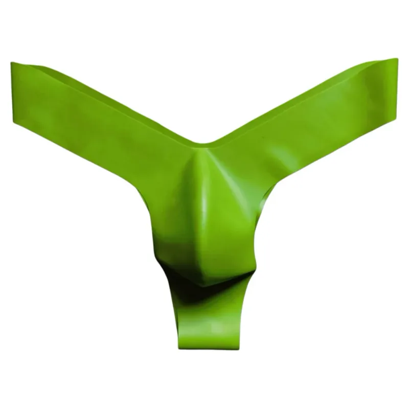 Transparent Latex Thongs For Men Briefs For Men Erotic Underpants Latex Underwear G-Strings Underwear Sexy Lingerie
