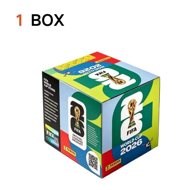 2026 FIFA World Cup Authorized Sticker Box & Album Bundle Must-Have Football Memorabilia Gift for Hobbyists