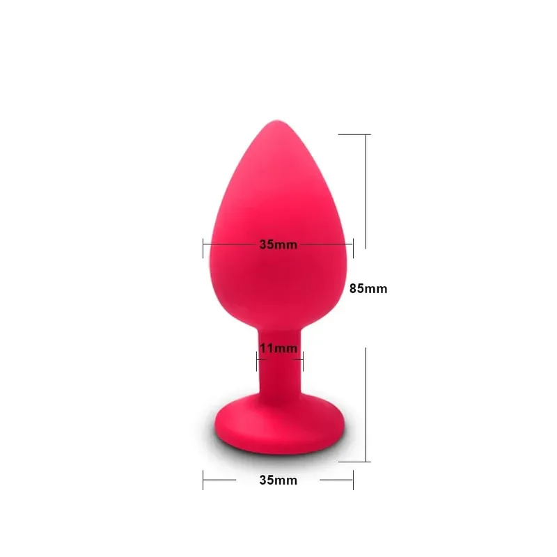 S/M/L Anal Plug Butt Vibrator Sex toy Women/Men Soft Silicone Detachable Erotic Bullet Anal plug Bullet Gay Sex Toys for Adults