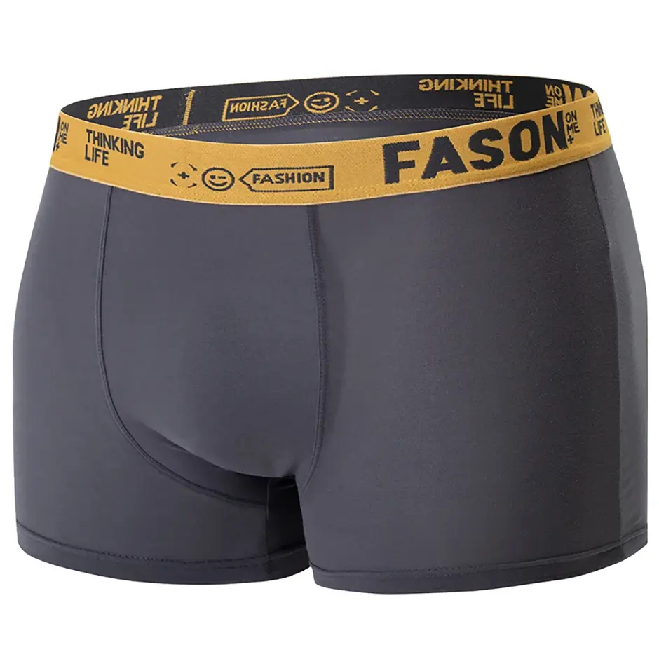 4 Keping Lelaki Bersaiz Besar 1xl-7Xl Seluar Pendek Persegi Kasual Dan Selesa Obes Seluar Boxer Lelaki Sukan Dan Kecergasan Seluar Pendek Asas