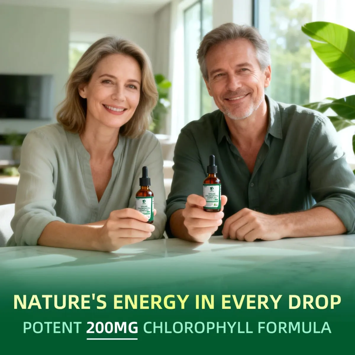 Lukaree Gotas líquidas de clorofila de 30 ml que favorecen la limpieza natural y el desodorante interno inmunológico Salud de la piel y el intestino Vegano sin azúcar