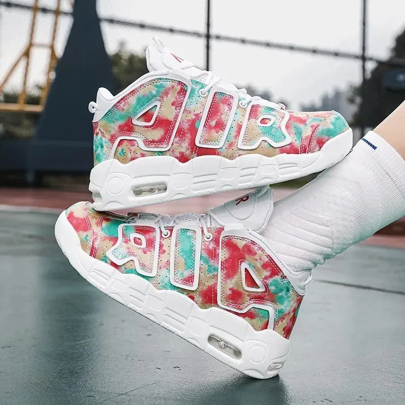 Couple Trend Air Cushion Sneakers 2026 Large Size Light Non-slip Durable Basketball Running Casual Shoes