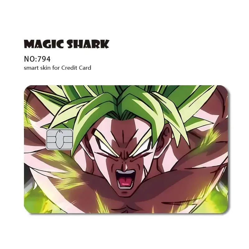 2026 Bagong Goku Frieza Anime Waterproof Skin Cover Skin Sticker para sa Credit Bank Debit Card na Walang Kupas