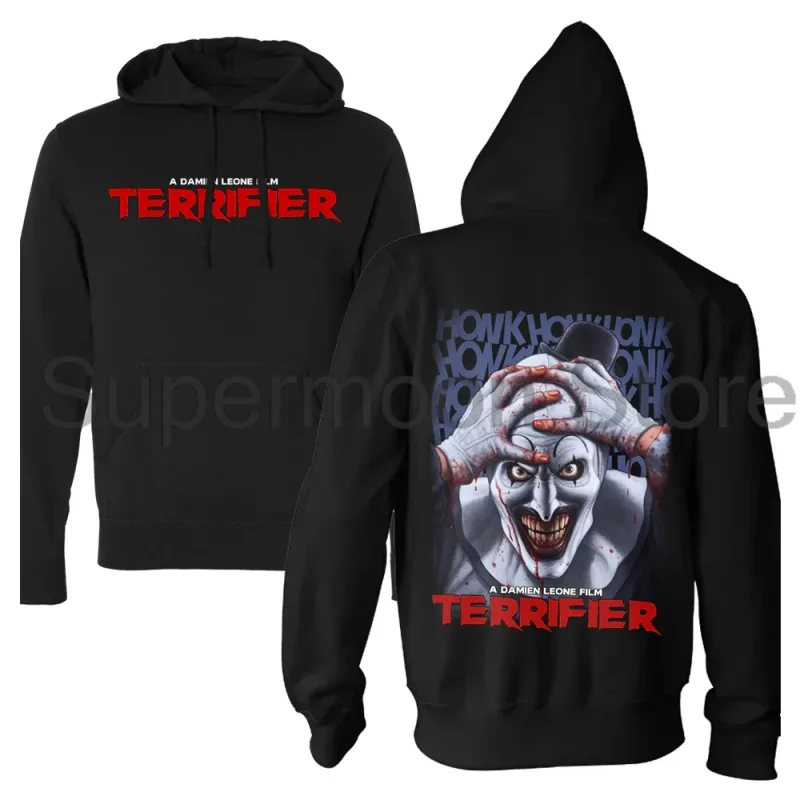 Terrifier Movie Hoodie Unisex Long Sleeve Streetwear Women Men Hooded Sweatshirts 3D Clothes