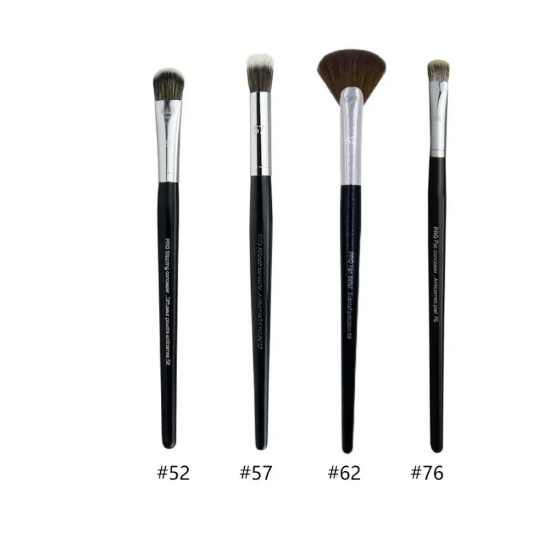 4pcs/set Pro Allover Eye Shadow Makeup Brushes Lip Brow Precision Concealer Blending Domed Crease Smudge Highlight Make Up Brush — image 27