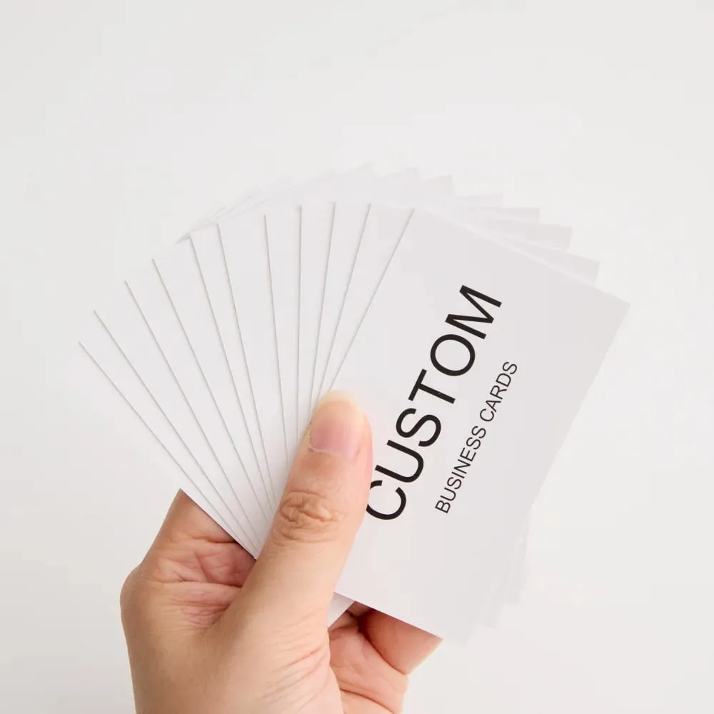 200pcs Custom Business Cards/Cards Desktop Business Cards Thank You Cards Matte Film