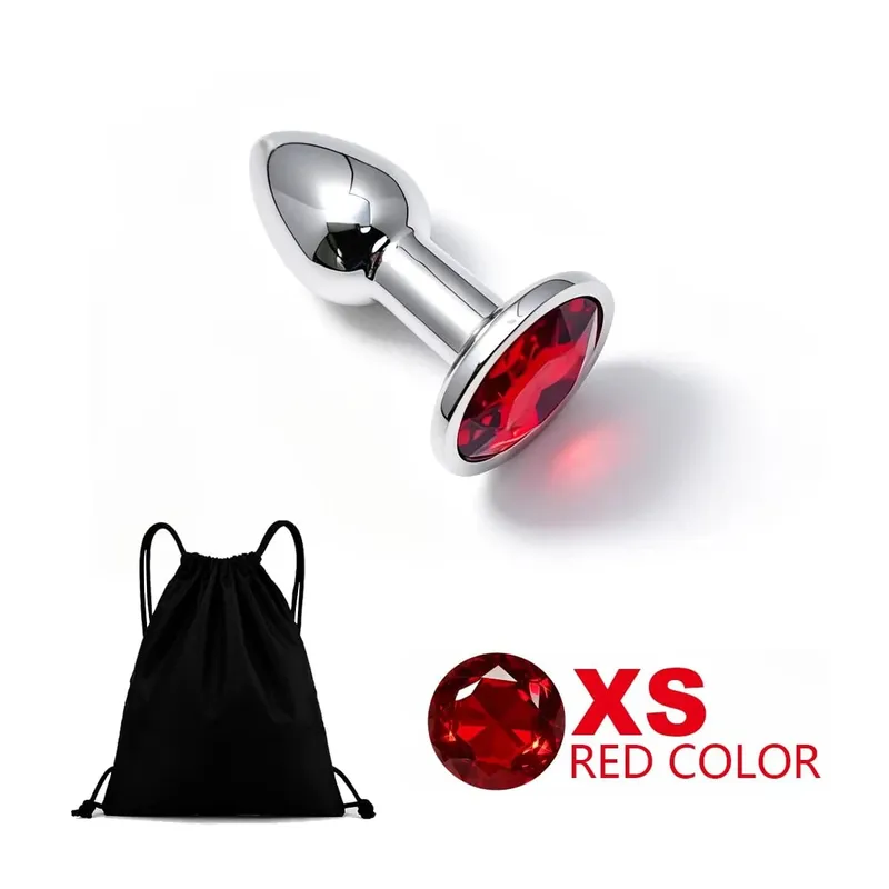 5 Size Metal Anal Plug Butt Plug Sex Toy Butt Toy for Women Men Couples Adult Game Masturbator Anal Diamond Sex Toys