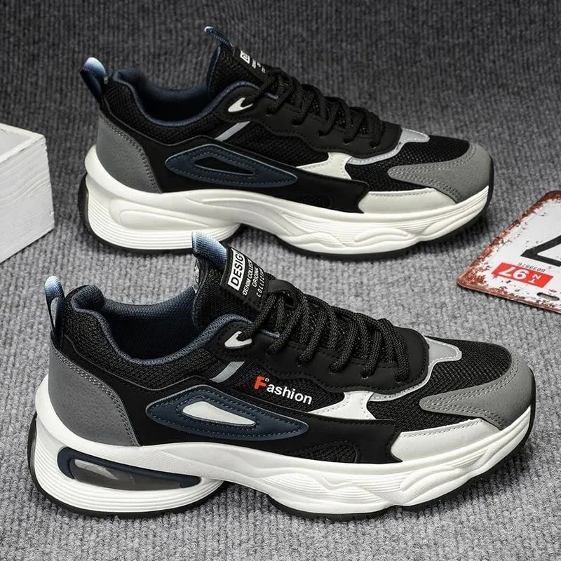 2026 Trendy Sneakers for Men Shoes Summer Outdoor Wear-Resistant Casual Sports Skateboard Shoes Fashion Breathable Shoes