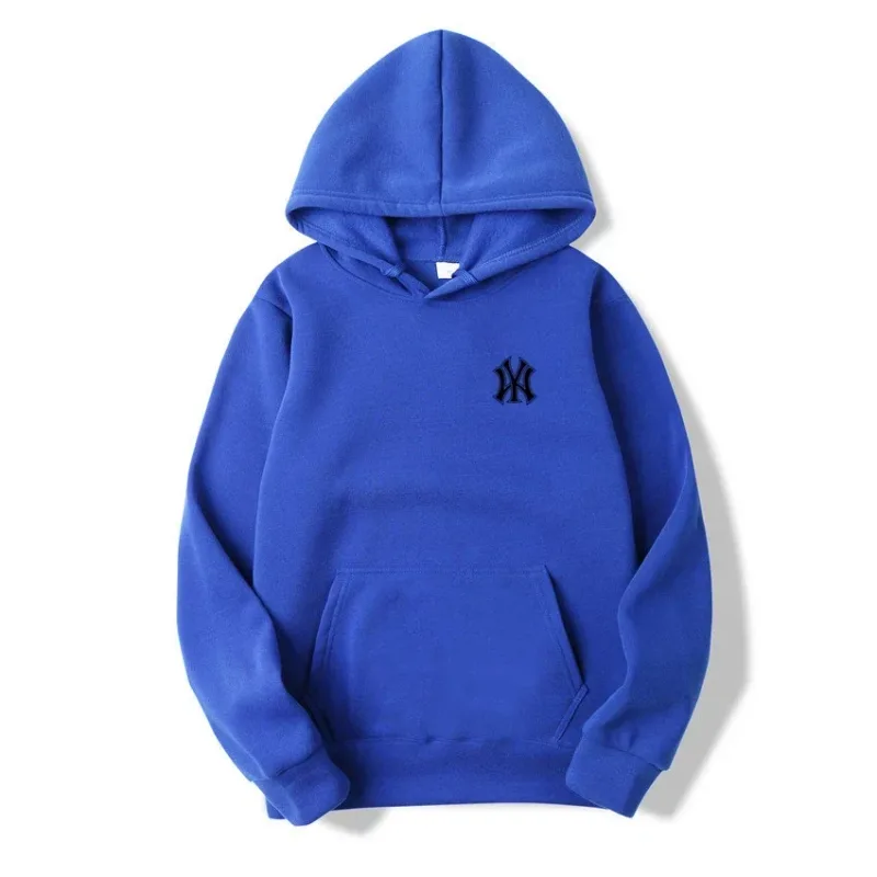 Men's and Women's Casual Fashion Trend Fleece Hooded Hoodies Spring Fall Outdoor Sweatshirt Popular Font Print Pullovers Coat