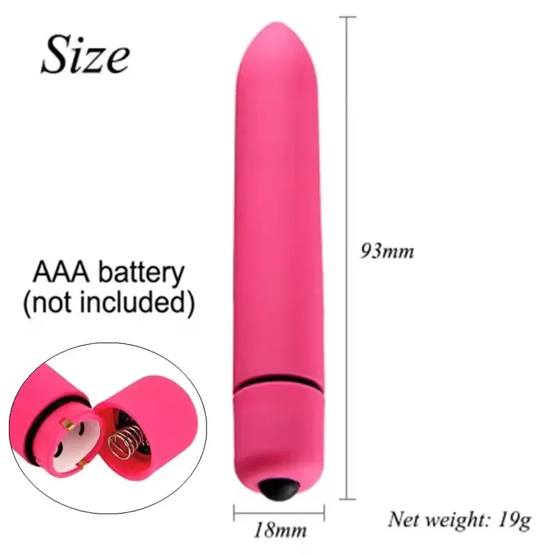 10 Speeds Mini Bullet Vibrator Vaginal Massage Dildos Sex Toys For Women Adult Games AV Stick Erotic Product Clitoris Stimulator — image 3