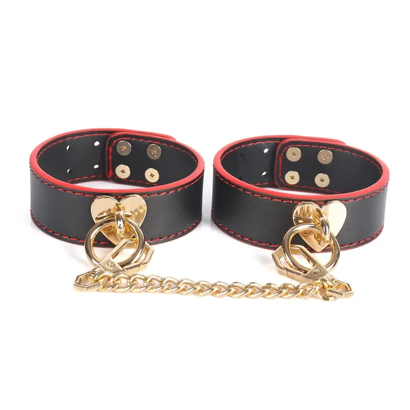 Erotic Sex Toys Leather 8 PCS BDSM Bondage Set with Case Adult Sex Games Restraints Kit Exotic Bondage Gear for Couples Sex Shop