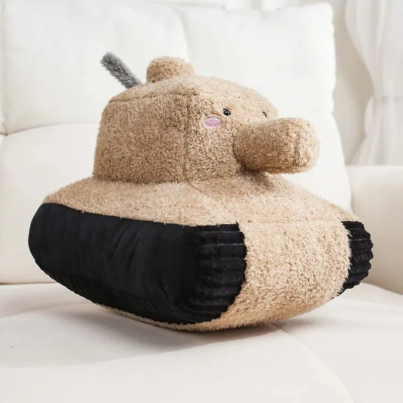Cute Cartoon Fire Truck Ambulance Taxi Train Plush Pillow Stuffed Soft Plush Toys Funny Police Cars Tanks Planes Plushie Doll