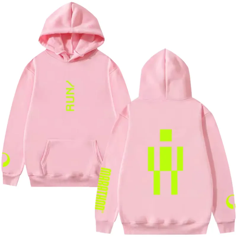 Marathon RUNNER Hoodie Marathon Game Trendy Graphic Clothing Women Men Long Sleeve High Street Sweatshirts Casual Loose Pullover