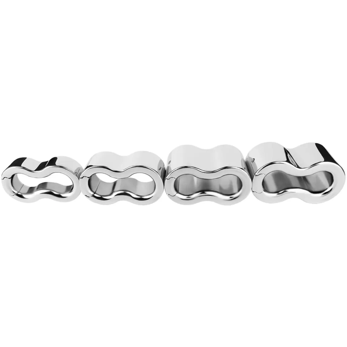 Stainless Steel Weighted Scrotal Ball Ring Metal Penis Lock Ring Scrotum Stretcher Male BDSM Bondage Sex Toy