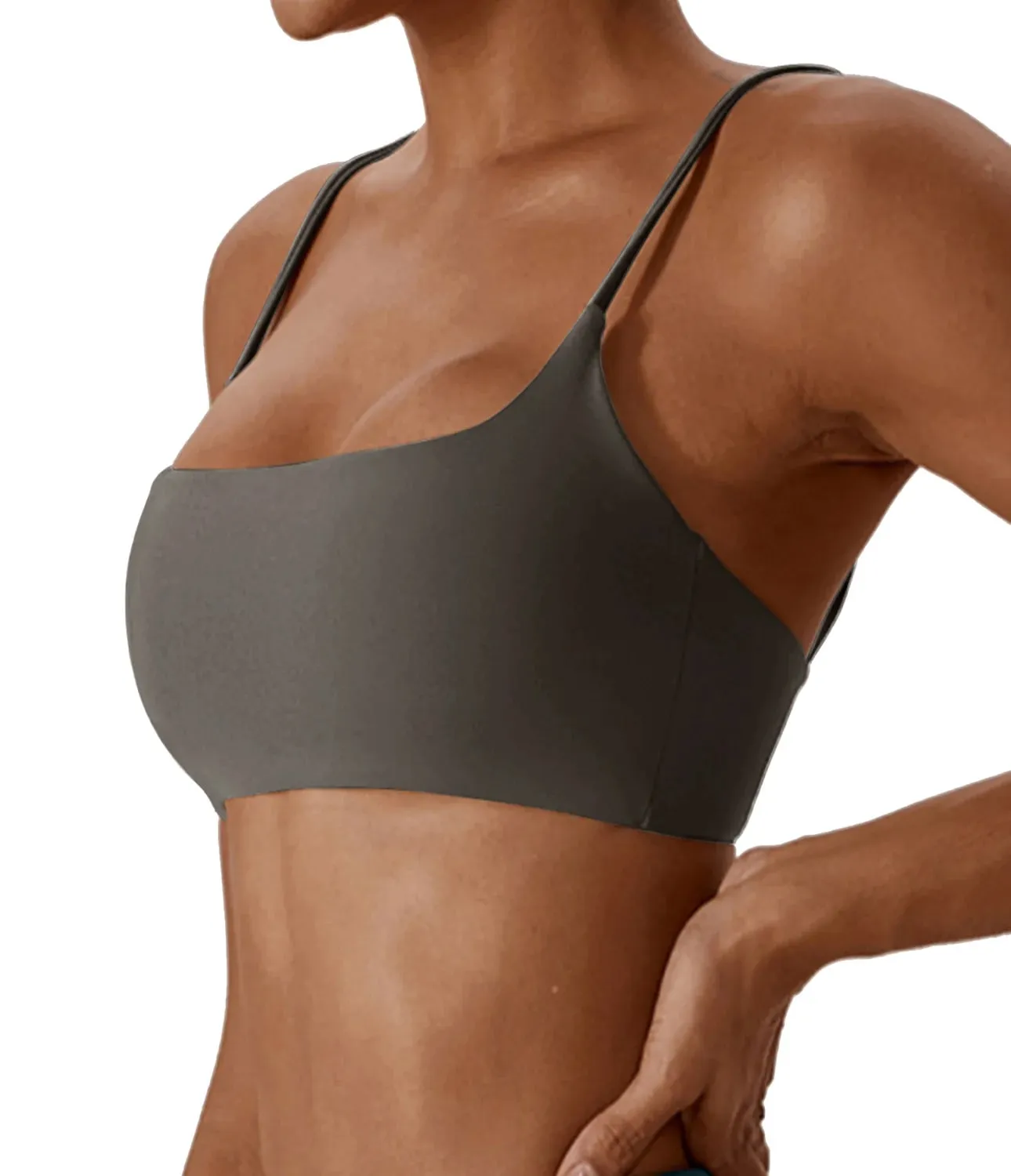 Super soft fabric back sports bra high-quality yoga clothes for women fitness running bra sexy knitted suspender