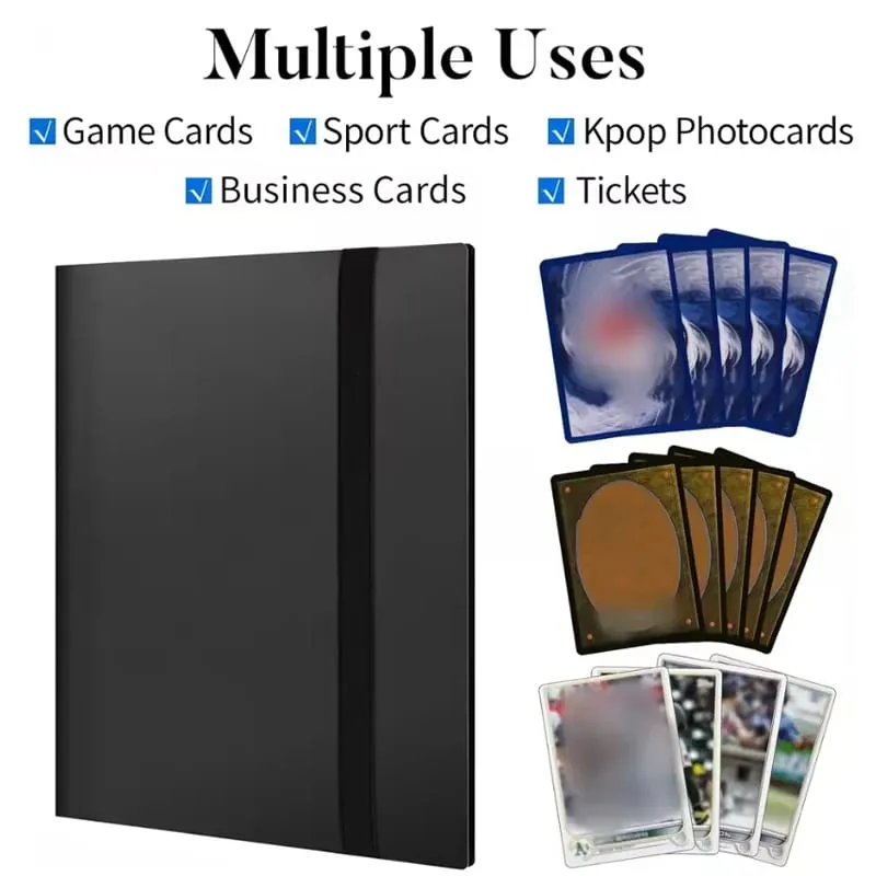 160/360/480/540 Cards Capacity Pocket Holder Binders Albums For Game Card Book Sleeve Holder Large-capacity Card Binder Notebook