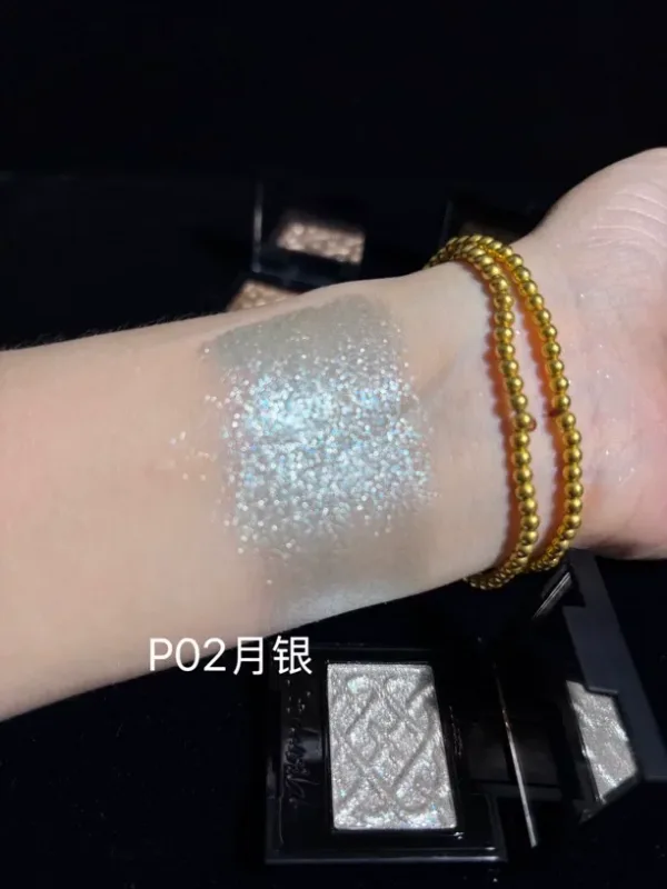 Coldnwild Monochrome Eye Shadow Glitter Fine Shimmer Purple White Blue Clear Sheer Satin Finish Eye Makeup
