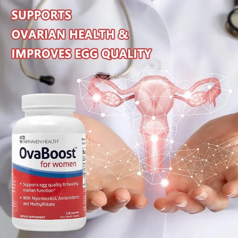 Bổ sung dinh dưỡng sinh sản tự nhiên - Chứa Inositol và Axit Folic thúc đẩy rụng trứng và cải thiện chất lượng trứng