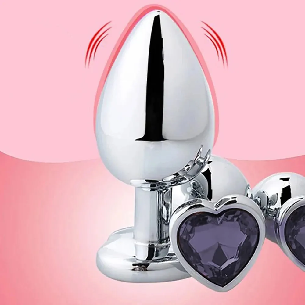 S/M/L Metal Anal Plug Butt Plug Sex Toy Butt Toy for Women Men Couples Gay Adult Game Masturbator Anal Diamond Sex Shop