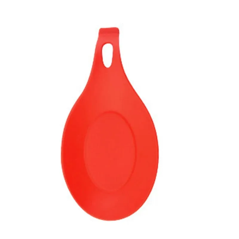 Silicone Spoon Rest Spatula Holder Heat Resistant Utensil Placemat Tray Kitchen Tools