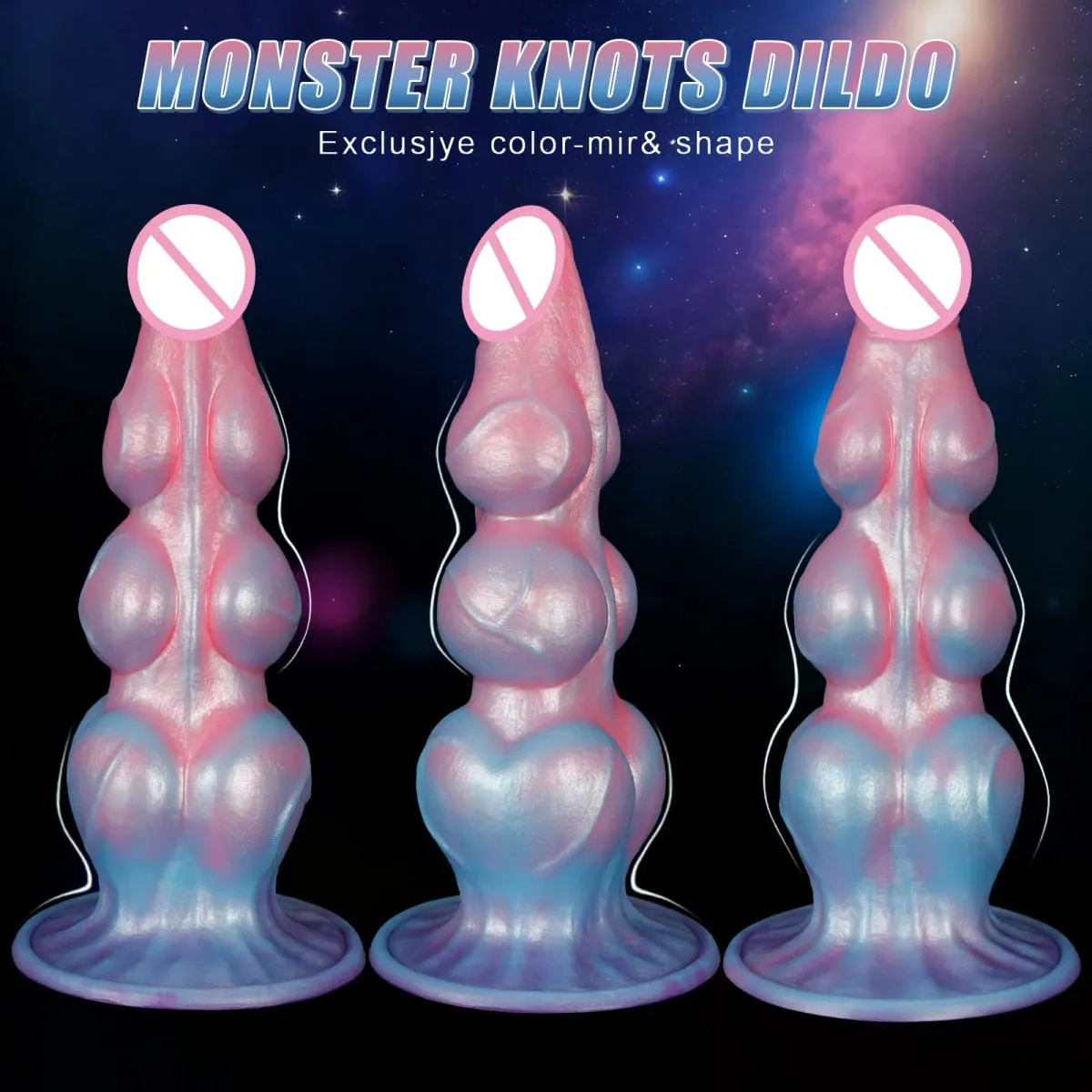 Big Knot Anal Plug Huge Fantasy Silicone Anal Butt Plug Adult Sex Toy Big Anal Plug Dilator Training Expansion For Women Men Gay