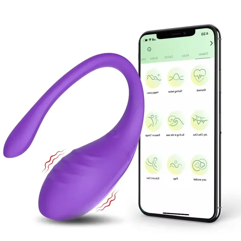 Wearable Women Egg Vibrator Wireless App Control G Spot Vaginal Stimulator Anal Vibrating Massager Sex Toy for Couples