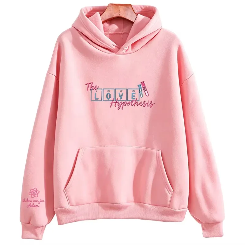 The Love Hypothesis Book Art Movie Graphic Print Hoodies Women Men Streetwear Hip Hop Long Sleeve Harajuku Oversized Sweatshirts