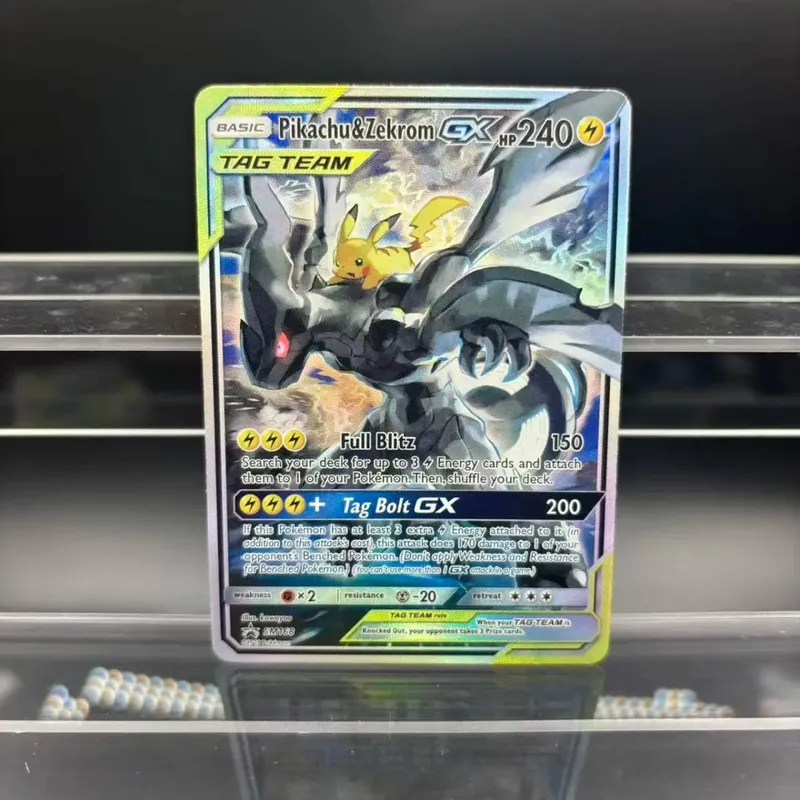 DIY Collection Cards Zekrom Umbreon Espeon Mewtwo GX EN Self Made Single Card Classic Game Anime Card Gift Toy
