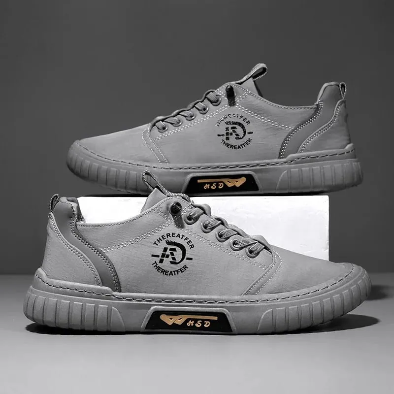 [Men's Skate Sneakers] Sneakers - Men's New Spring/Autumn Skate Shoes - Classic and Versatile - Fashionable and Trendy - Suitable for Daily Wear and Outdoor Leisure - Ideal as Birthday Gifts Christmas Gifts and Halloween Gifts