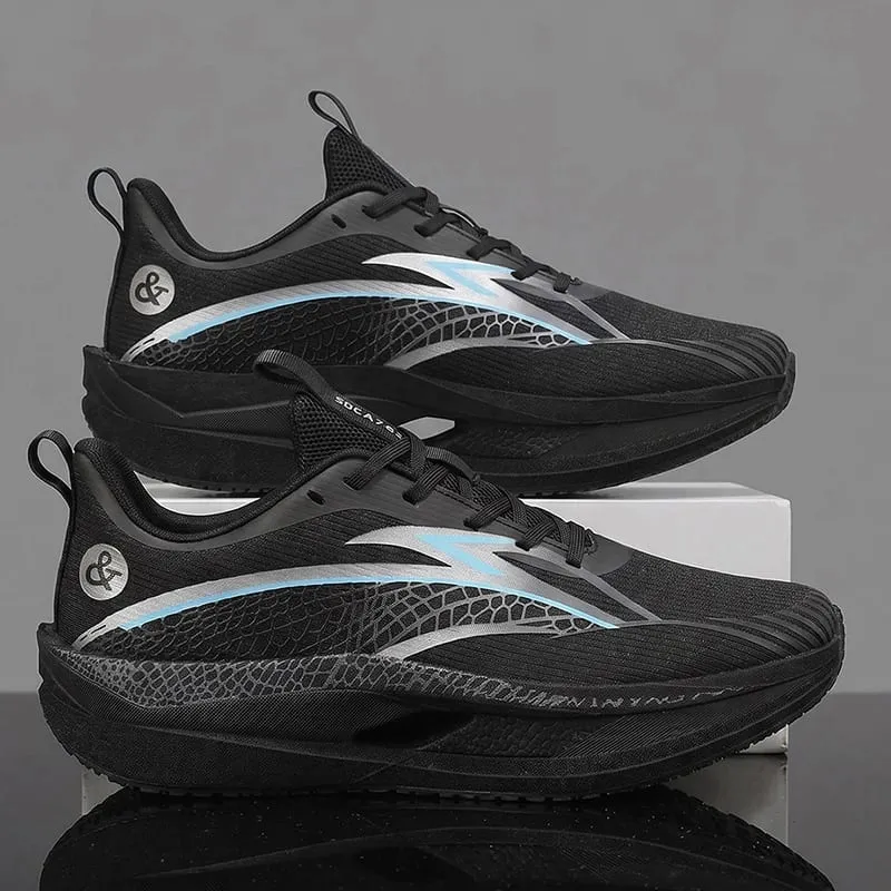 Men Sports Running Shoes Carbon Board Marathon Athletic Outdoor Breathable Lightweight Women's Comfortable Professional Sneakers