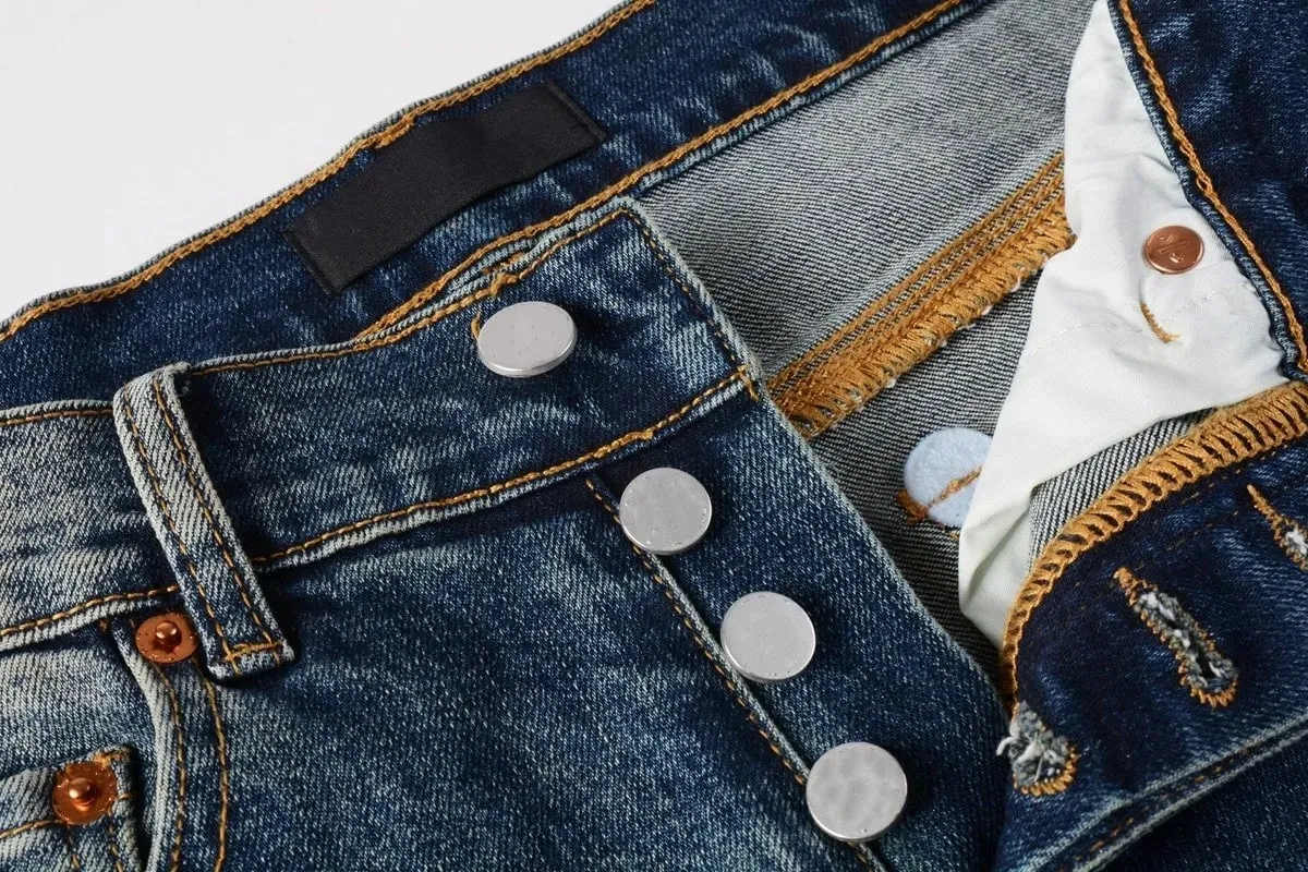 Men Jeans Fashion Americans High street Retro wash multiple styles graffiti print Low Rise Hole Patch Elastic Skinny Jeans pants