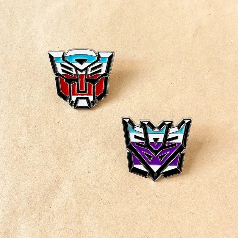 Transformers Optimus Prime Enamel Pin Cute Brooches For man Lapel Pins Badge Megatron Collectors Fashion Accessory gift