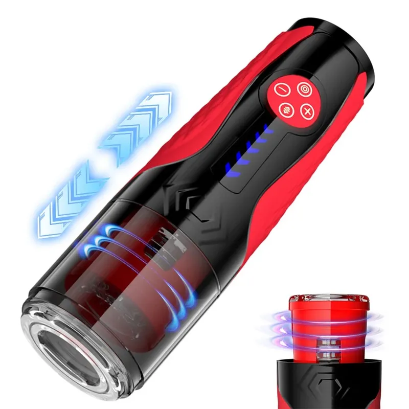 Telescópico rotativo masturbador masculino automático mastubator copo vagina masturbação equipamentos brinquedos sexuais para homens adultos suprimentos