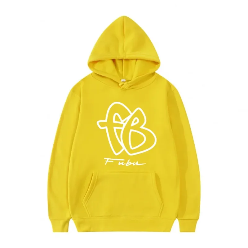 Autumn and Winter Fubu Fb Hoodie, High-quality Men's Hoodie, Fashionable Unisex Streetwear, Men's Casual Pullover