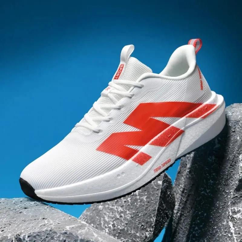 Fashion Men Women Outdoor Running Shoes Marathon Carbon Board Lightweight Comfort Casual Sneakers Breathable Mesh Sports Shoes