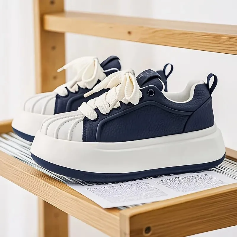 Nové pánské boty s tlustou podrážkou zvyšující výšku pohodlné lehké všestranné boty trendy a minimalistická sportovní obuv pro volný čas
