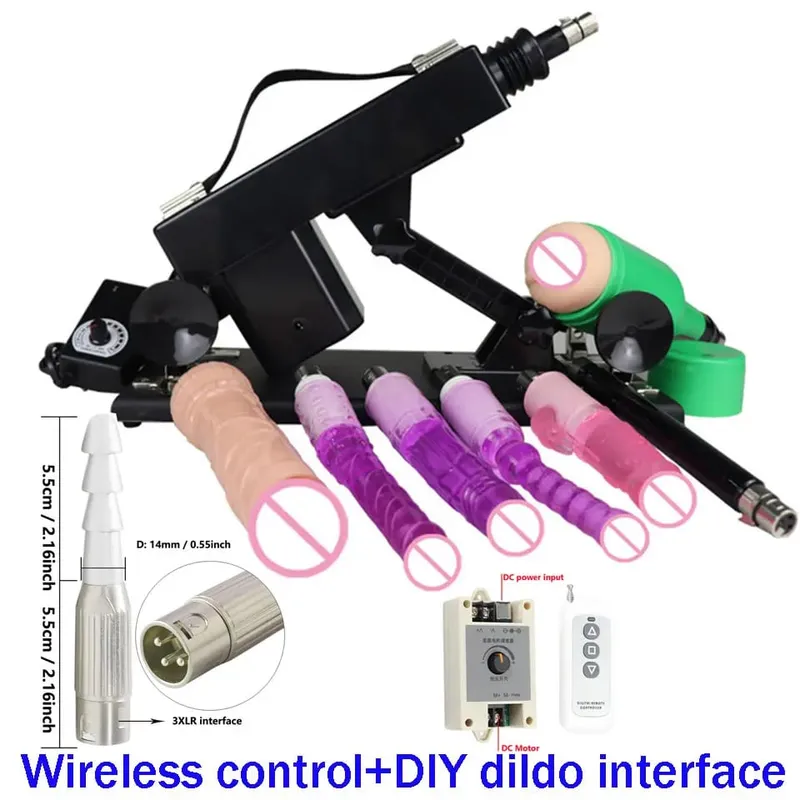 Automatic Masturbation Machine for Women 3XLR Powerful Sex Toy with Big Dildo Adult Pumping Gun for Sexual Pleasure