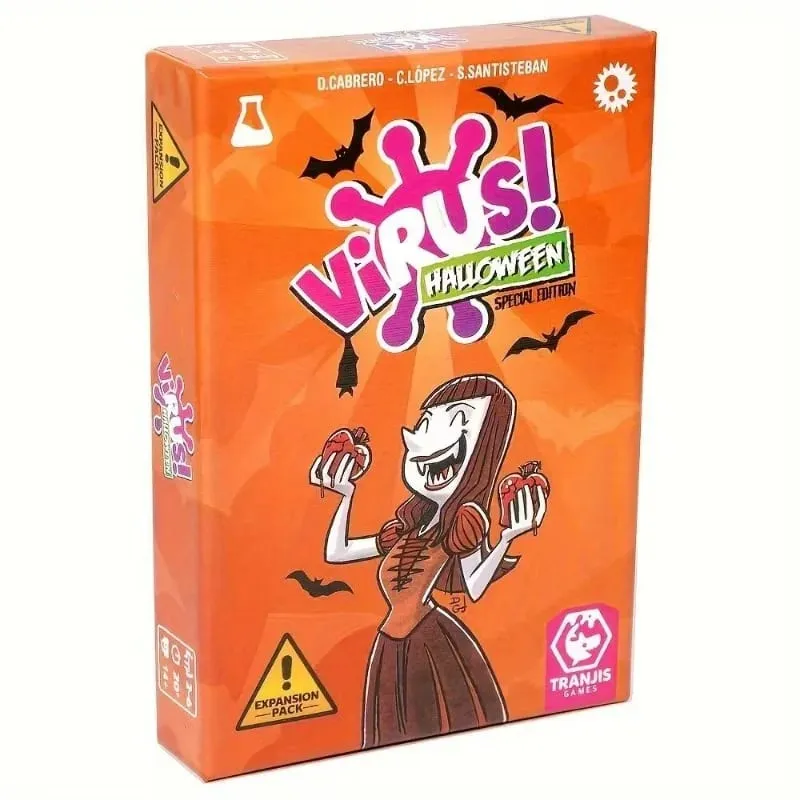 2026 Family Strategy Card Game Set Virus Series 1&2 & Halloween Adult Party Board Game Youth Group Interactive Entertainment