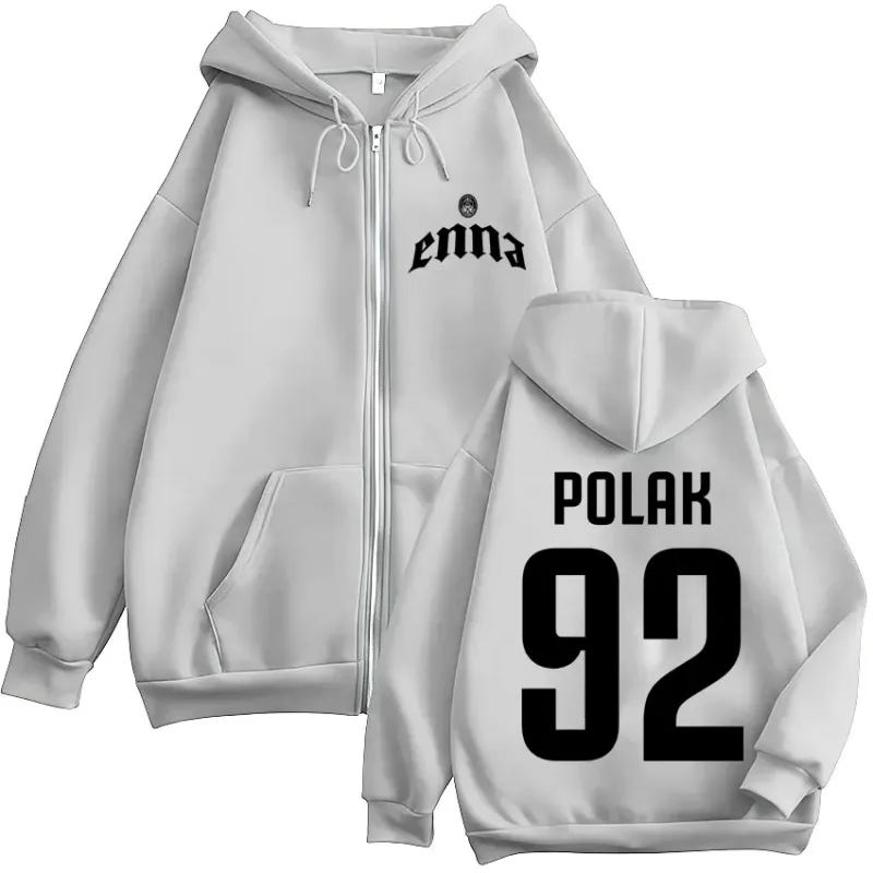 Rapper PLK Enna 2026 Tour Merch Zipper Hoodies Men's Women Clothing Fashion Zip Up Hooded Sweatshirts Jacket Coats Streetwear — image 8