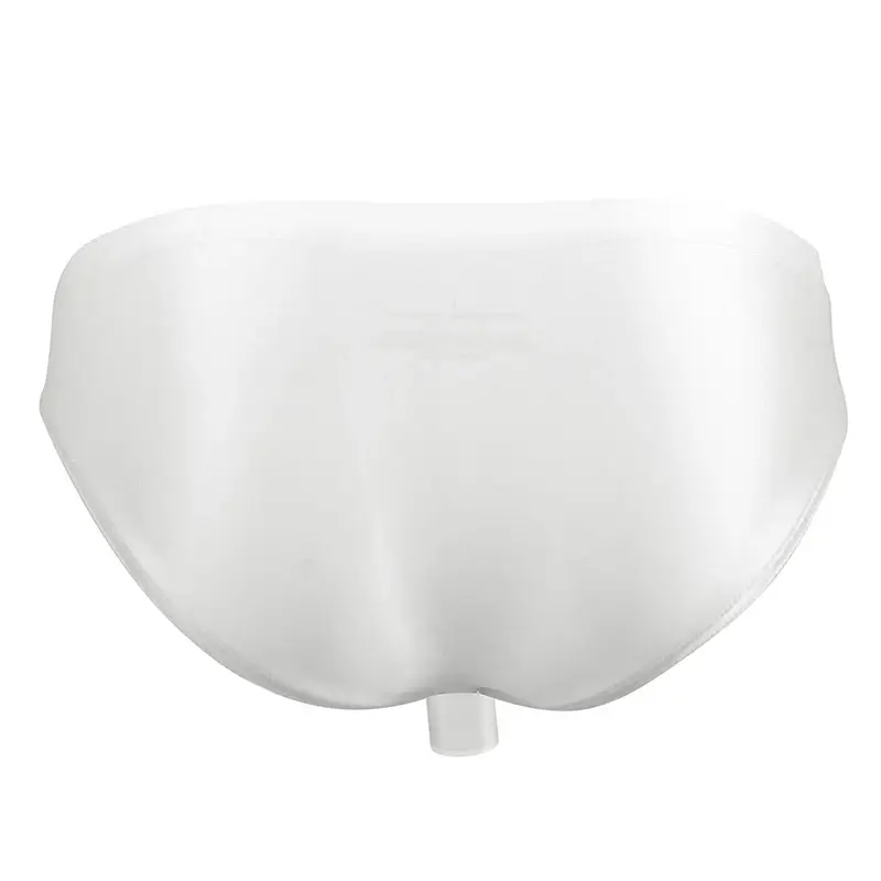 Men's glossy underwear open Pouch Panties Men Smooth Underwear Lingerie Hip Lifting High Elastic Bikini Briefs gay underwear