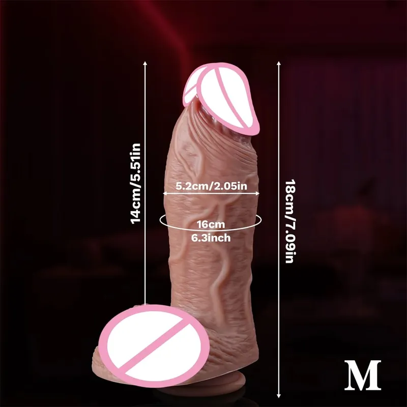 Super Makapal Makatotohanang Balat Dildos para sa Anal Napakalaking Sex Toys Silicone Woman Vagina Adult Masturbator Cock Bakla Malaking Dick Butt plug 18+