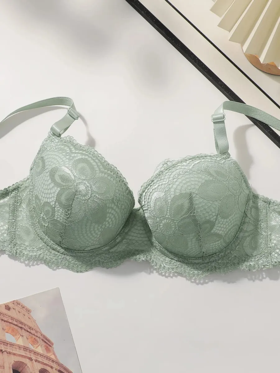 Bestseller Set reggiseno con ferretto in pizzo da donna con coppe push up imbottite Set bikini sexy e confortevole S-XL Viomisha
