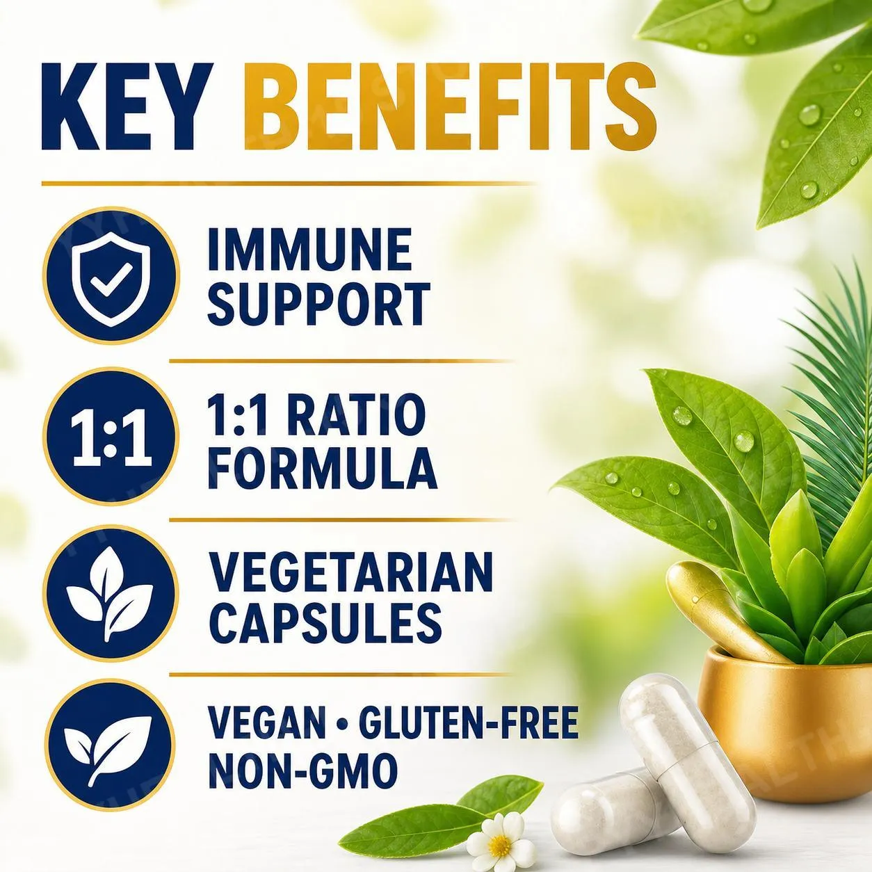 L-Lysine HCl & Monolaurin 1:1 Ratio Capsules Immune Wellness Daily Defense and Balance Support 600 mg Each 100 Count