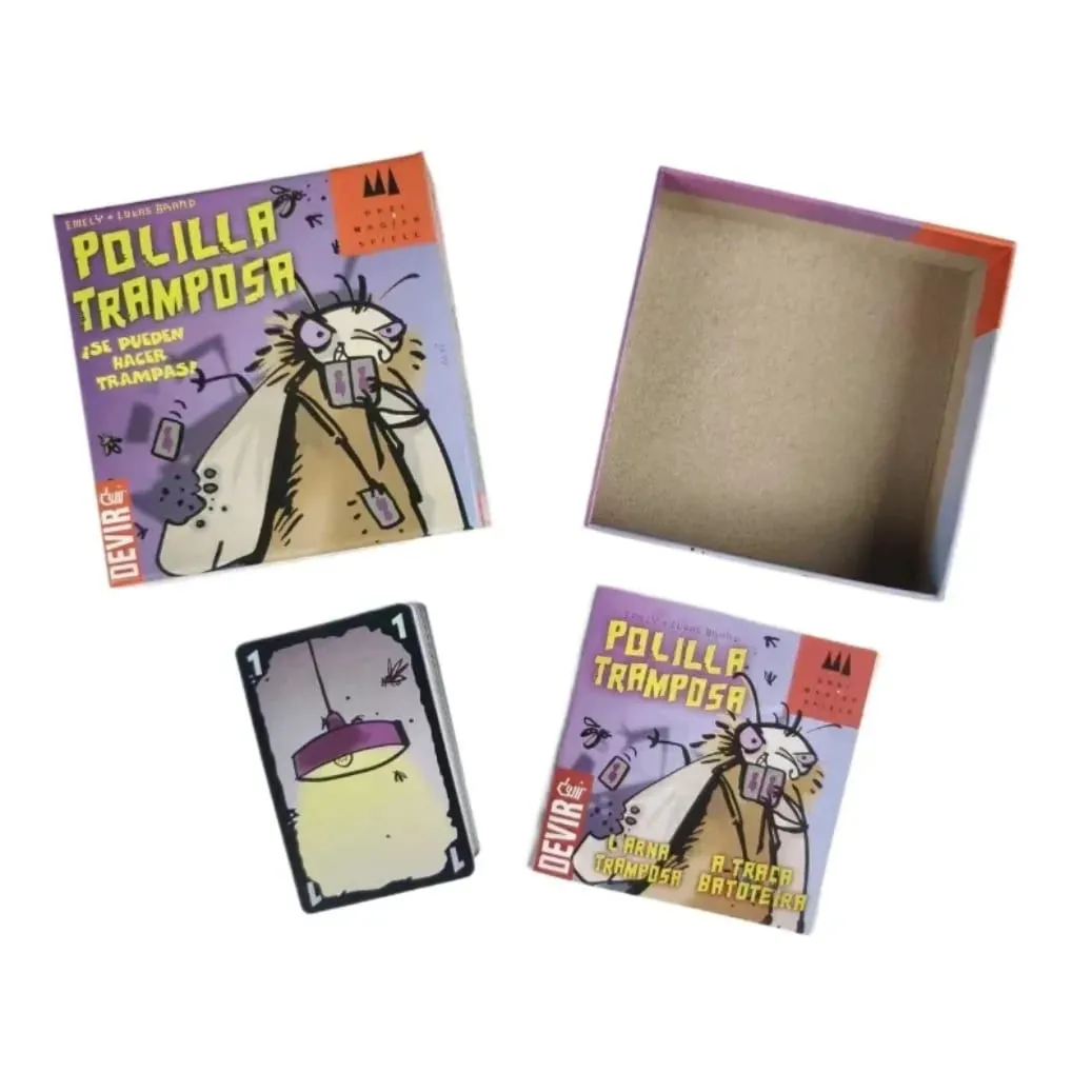 2026 Spanish Mogel Motte Polilla Tramposa Card Game Devir-game Moth Cheate For Family Party Interactive Toys