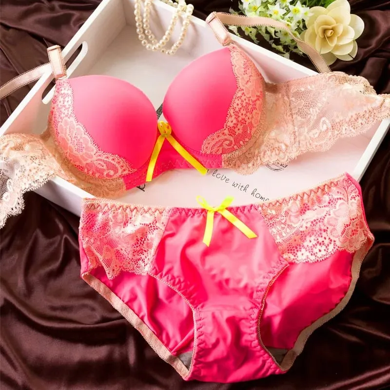 Sexy Lace Bra Set Women Push Up Lingerie Brief Comfortable Breathable Underwear Nightwear Daily Wear 2026 New Arrival Hot Sale — image 4