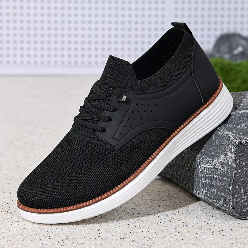 Spring and Autumn New Men's Breathable Casual Shoes Mesh Sports Shoes Soft Soles Comfortable Lightweight Smooth Men's Shoes